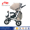 drei Räder Triciclo Kinder Baby Dreirad mit Schiebestange / Kinder Doppelsitz Dreirad / Kinderwagen Dreirad zweisitzig